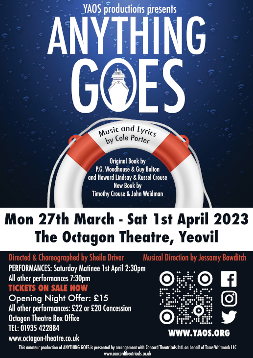 Poster for 'Anything Goes' 2023